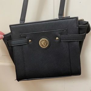 Ann Klein black cross body purse